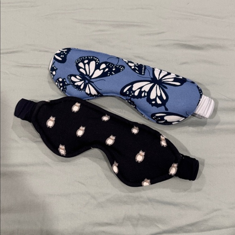 2 New Kate Spade sleep masks butterflies & owls